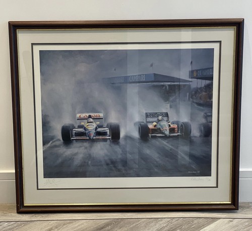 Nigel mansell signed - nigel, robin