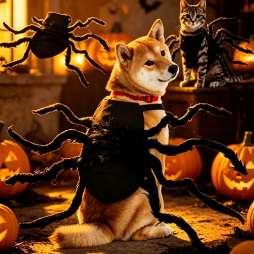 Halloween pet spider - halloween, costume