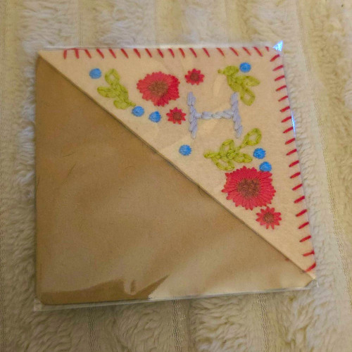 Beige floral embroidered - beige,