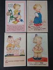MABEL LUCIE ATTWELL POSTCARDS X 4 