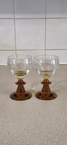 Vintage amber beehive stem - 2,