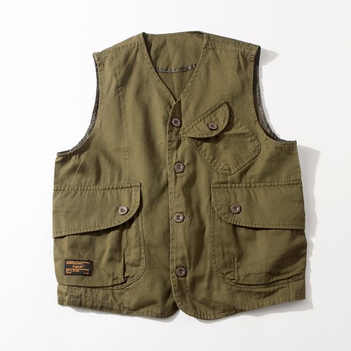 Military style men waistcoat - military,