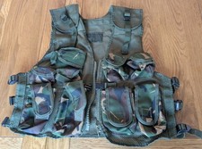 Pro-Force Junior Assault Vest Army Camo Camouflage 9 pocket Utility Vest UNUSED.