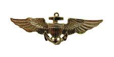 Gold US Naval Airman Wings- WW2 Repro American Navy Pilot Pin Back Insignia
