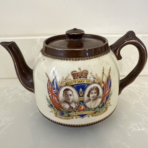 1937 teapot coronation king - 1937,
