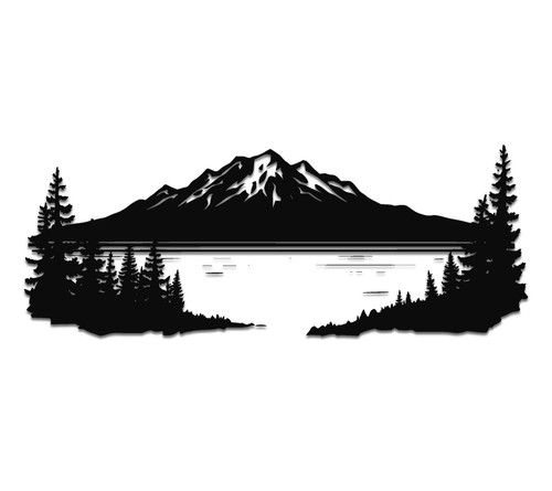 Mountain lake landscape - mountain,