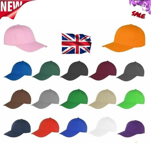 Plain baseball cotton caps - baseball,