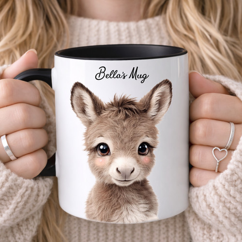 Personalised donkey mug - donkey,