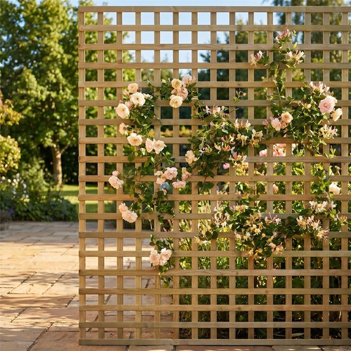6ft privacy square top - x,