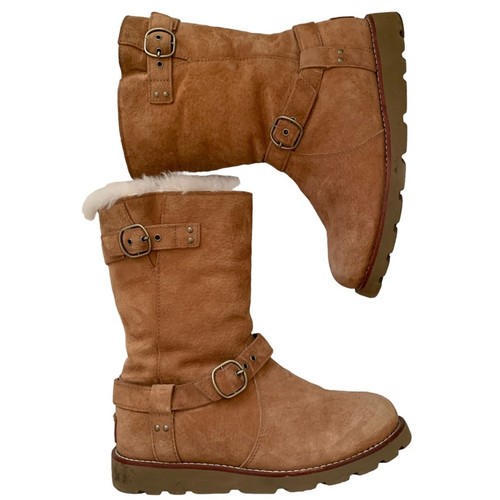 Ugg noira chestnut suede - ugg, moto