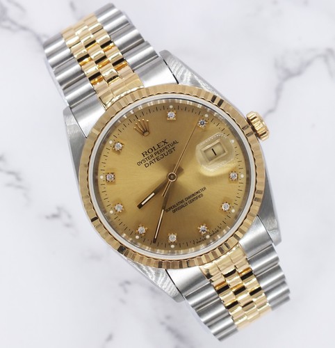 Rolex datejust mens 36mm 16233 - mens,