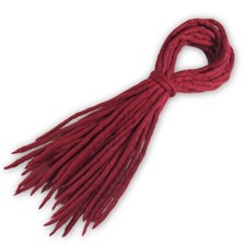 Cherry red dreadlocks - 16