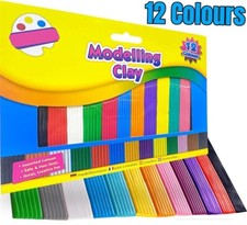 12 COLOURS PLASTICINE CLAY