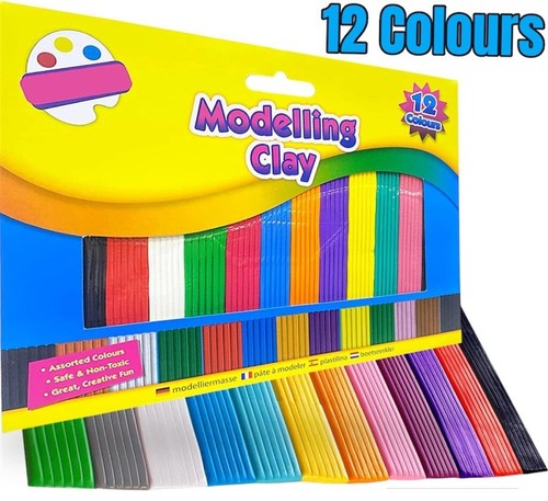 Colours plasticine clay - 12,