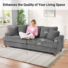 3 4 Seater Corduroy Sofa