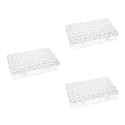 Clear small bead storage box - clear,
