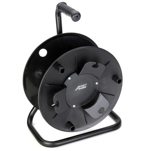 Small metal empty cable drum - empty,