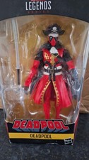 Marvel Legends 6 Inch Pirate Deadpool Figure Incomplete But With Box