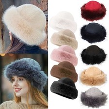 Winter Women Furry Hat Faux