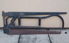 teles t.l smith vintage one man cross cut saw very rare collectable forestry