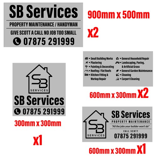 Custom order magnetic signs