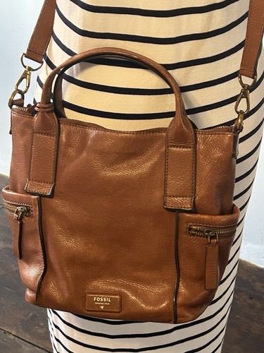 Fossil emerson medium satchel - fossil,