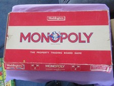 Monopoly board game 1961