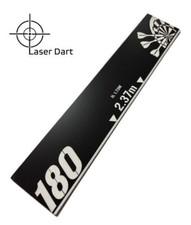 Travel Darts Oche portable throw line toe line for throw mat brand new black