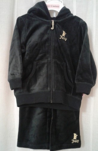 Juicy couture black velour - juicy,