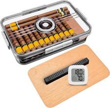 Cigar Humidor with Hygrometer