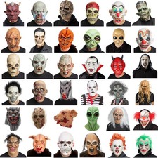 Adult Halloween Scary Latex