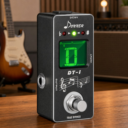 Donner chromatic guitar tuner - guitar,