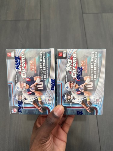 2025 topps chrome - chrome, football