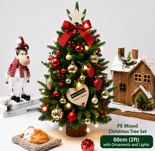 2ft christmas tree set - tree,