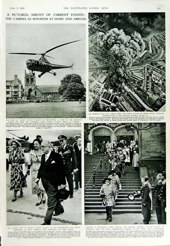 Old vintage print - old, 1950