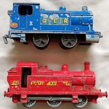 Dinky Toys Train Blue And A  None Branded Red Train