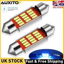 2PCS AUXITO Canbus 36MM C5W 239 272 Festoon 12SMD LED Number Plate Light Bulb