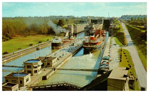 Postcard steamers the world - steamers,