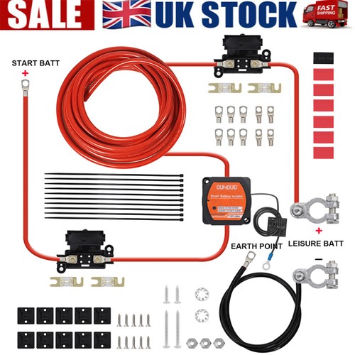 Split charge relay kit - split,