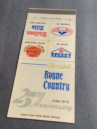 Vintage matchbook boyne - vintage, “boyne