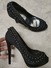 KAREN MILLEN  black SUEDE