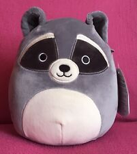 HTF Squishmallows Randy The Raccoon Grey Soft Plush Toy 7.5” Tag Kellytoy