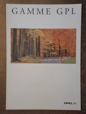 OPEL GPL RANGE orig 1997 French UK Mkt Brochure - Astra Vectra Omega Combo - LPG