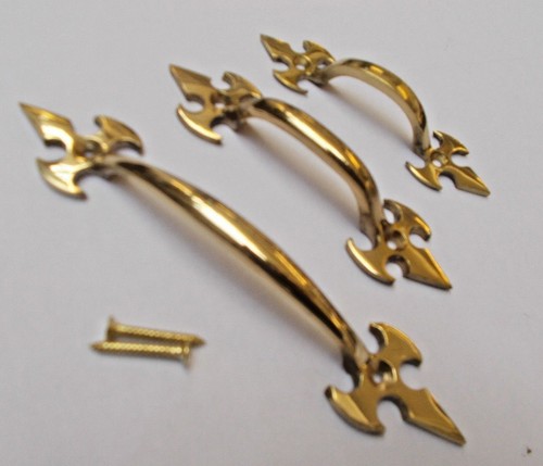Solid brass victorian fleur - victorian,