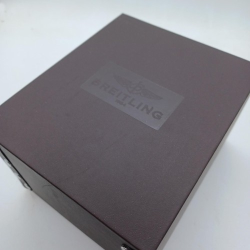 Breitling used brown watch box - used,