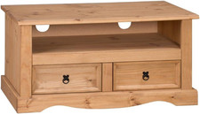 TV Unit Solid Pine Storage