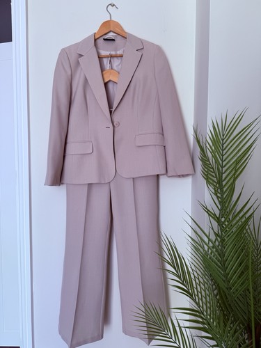 Vie beige tailored trouser - e-vie,