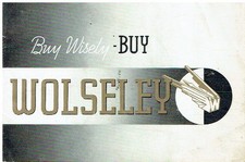WOLSELEY 10 12/48 14/60 16/65