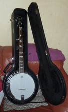 1980s Fender FB-58 'Deluxe' banjo & case. Excellent condition. Free postage.