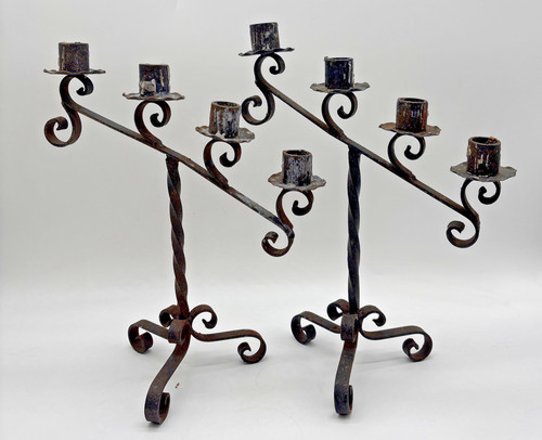 Antique pair gothic - pair,